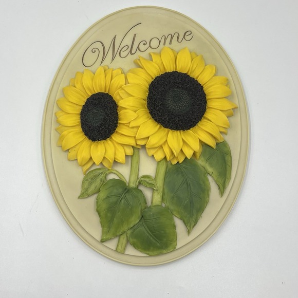 Ibis and Orchid Design Sunflower Bonded Wall Plaque - Picture 4 of 12